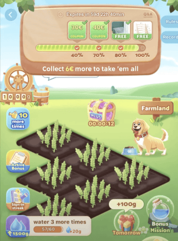 how to win temu farmland