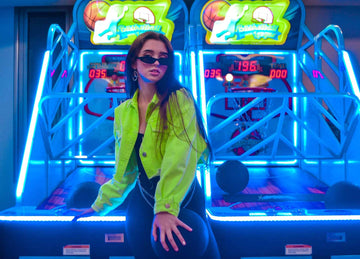 how to wear neon colors