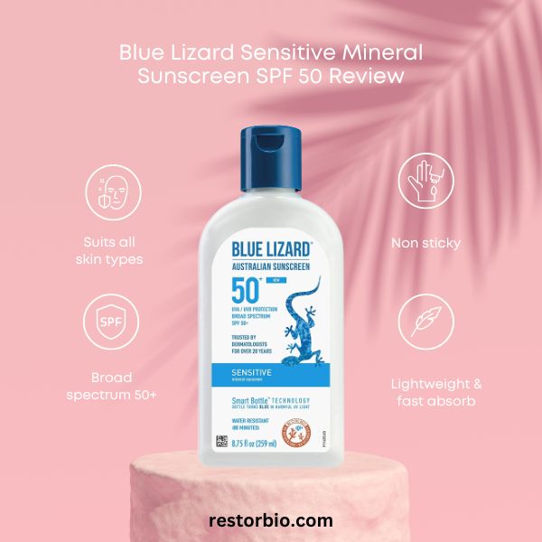 Blue Lizard Sensitive Mineral Sunscreen SPF 50 Review