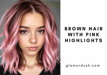 Brown Hair With Pink Highlights