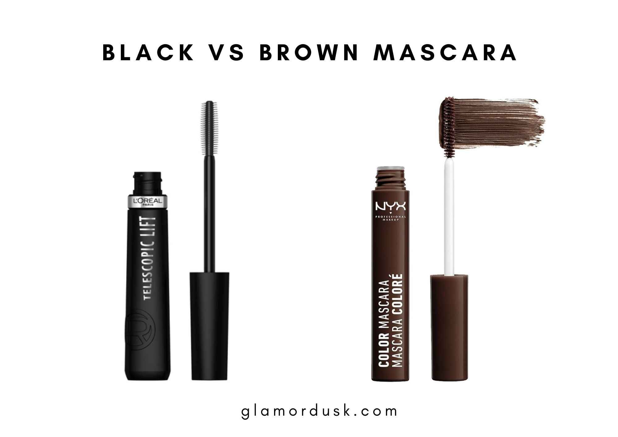 Brown Vs Black Mascara Choosing The Right Shade For Your Look Brown Vs Black Mascara Choosing The Right Shade For Your Look