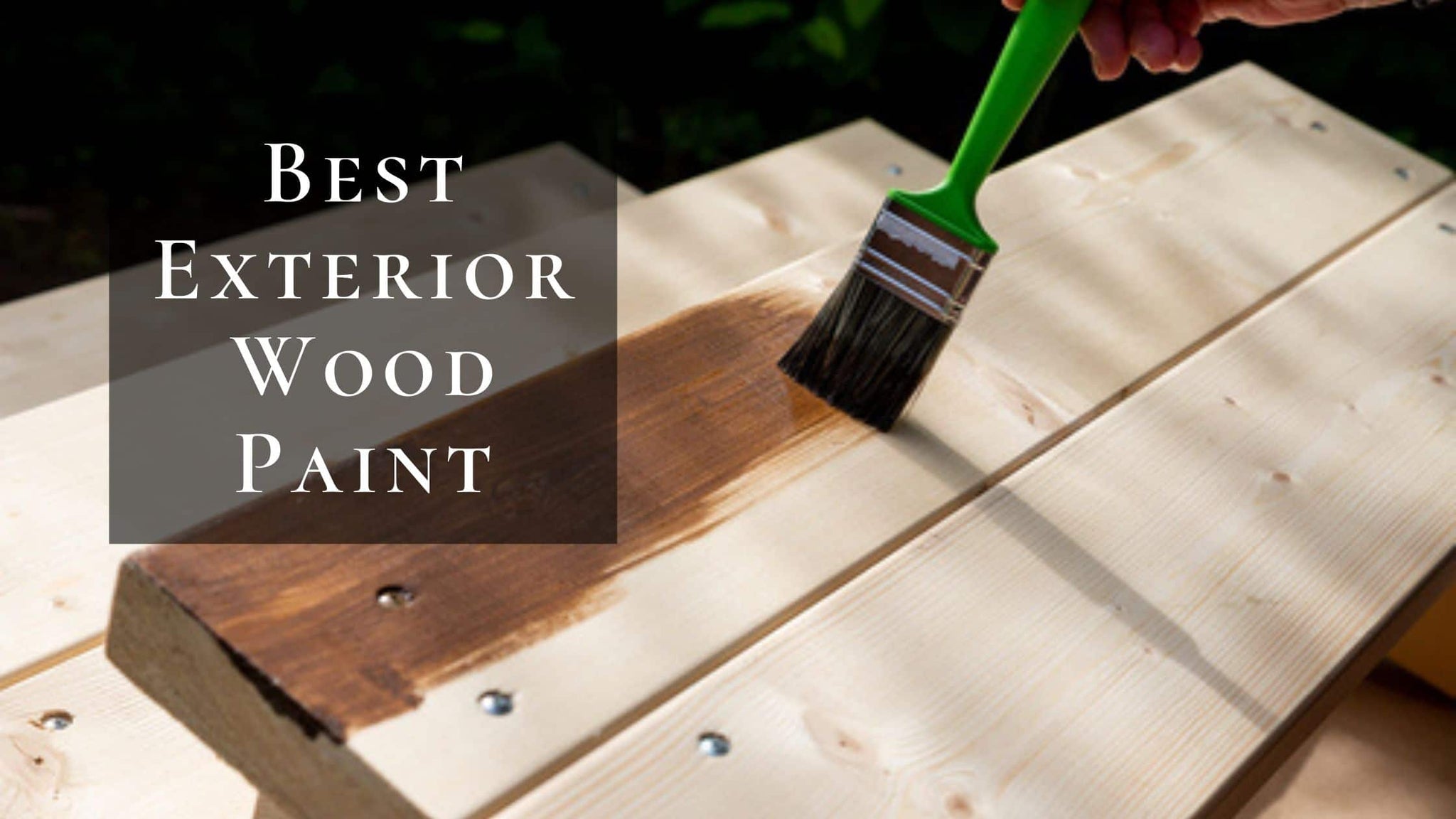 best exterior wood paint