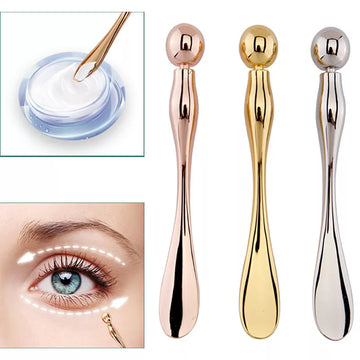 Metal Face Massage Stick - Ultimate Beauty Tool for Eye Care and Cream Application