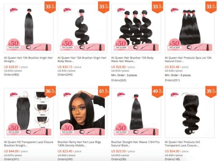 straight hair seller