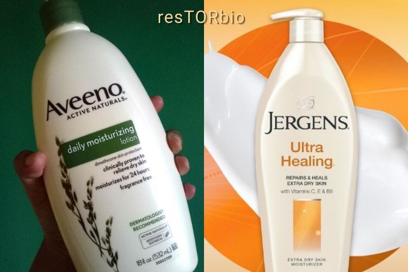 aveeno daily moisturizER VS jergens ultra healing