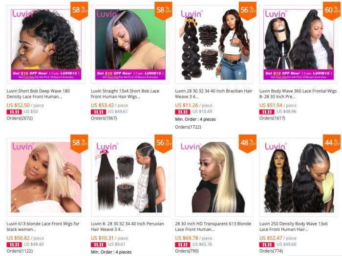luvin hair seller aliexpress